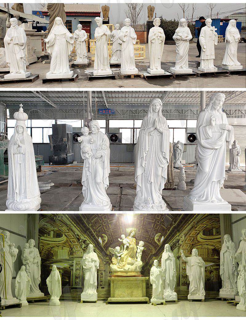Church Decoration Religious Figure Marble Saint Paul Sculpture