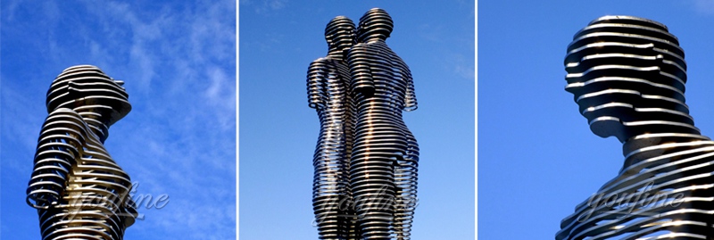 Ali and Nino Stainless Steel Sculpture