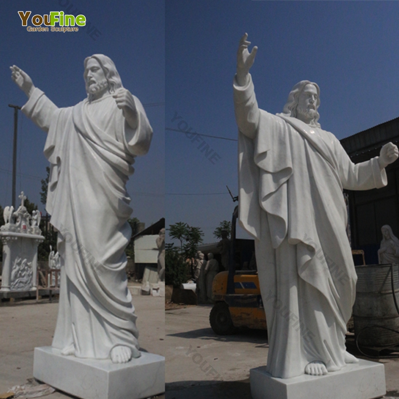 Hand Carved Religious Marble Jesus Sculpture for Sale CHS-608