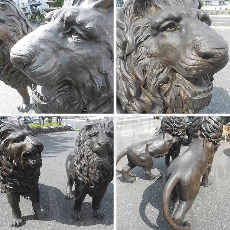 Bronze Lion Sculpture