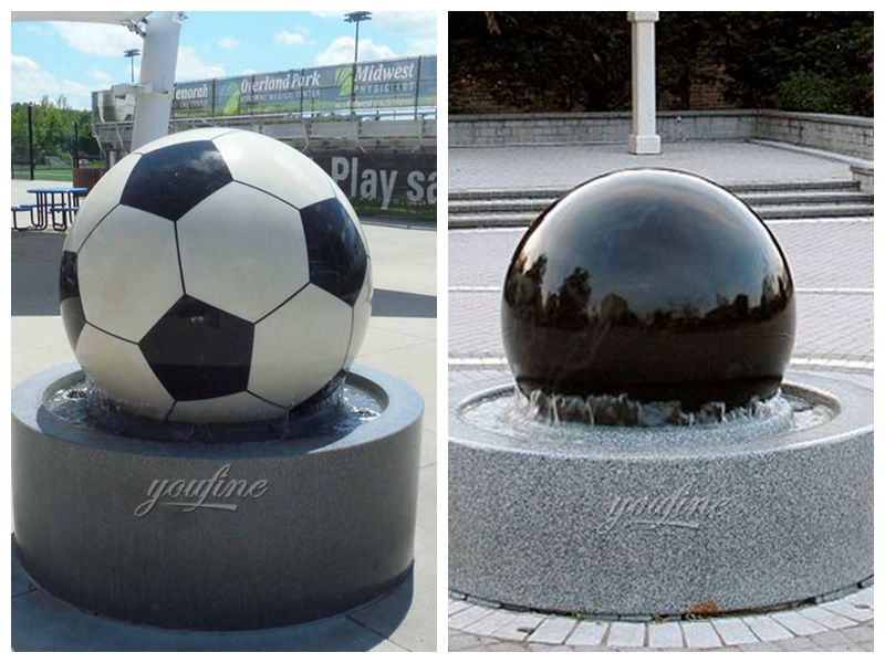 Stone Rolling Ball Fountain