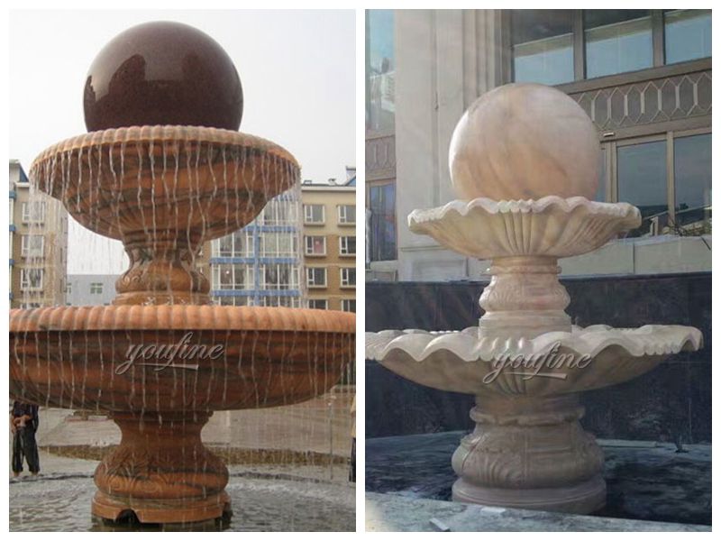 Stone Rolling Ball Fountain