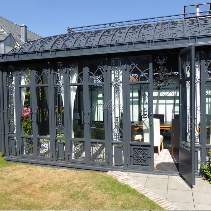 Large Decorative Wrought Iron Pavilion