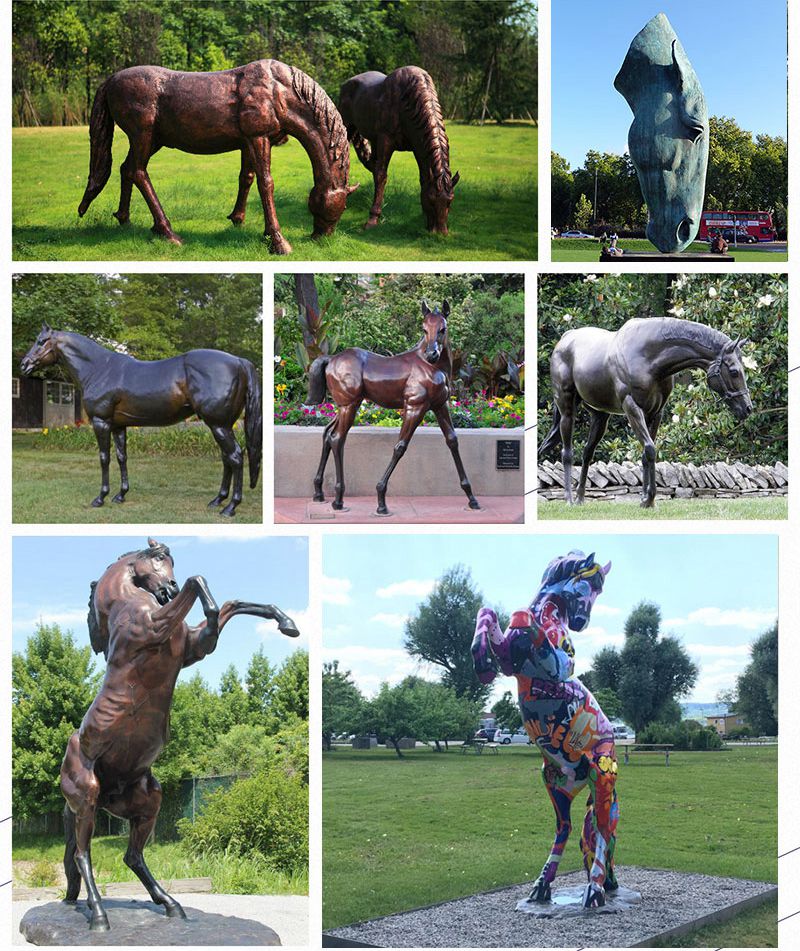 Bronze Horse Sculpture