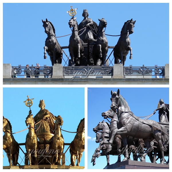 Bronze Sculpture Braunschweiger Quadriga