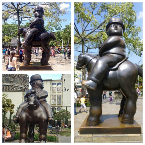 Famous Outdoor Bronze Fernando Botero Sculpture Bronze Horse Sculpture for Sale BOKK-216