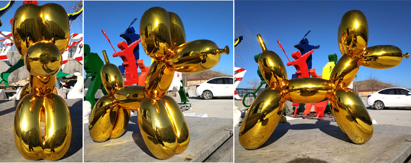 Stainless Steel Balloon Dog Sculpture