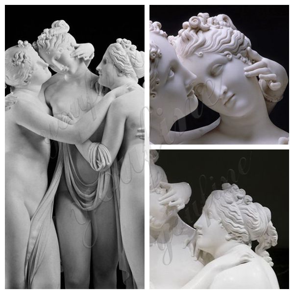 Famous Art Sculptures Life Size The Three Graces Statue for Sale