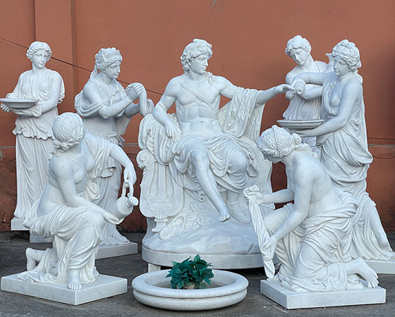 Marble-Apollo-Bath-Sculptures