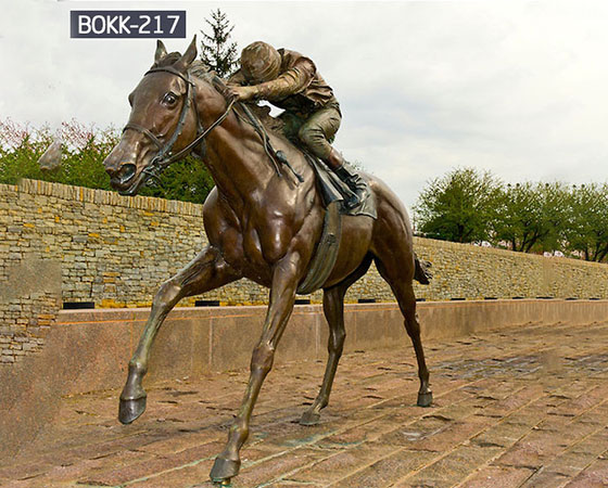 RIDING-HORSE-STATUE