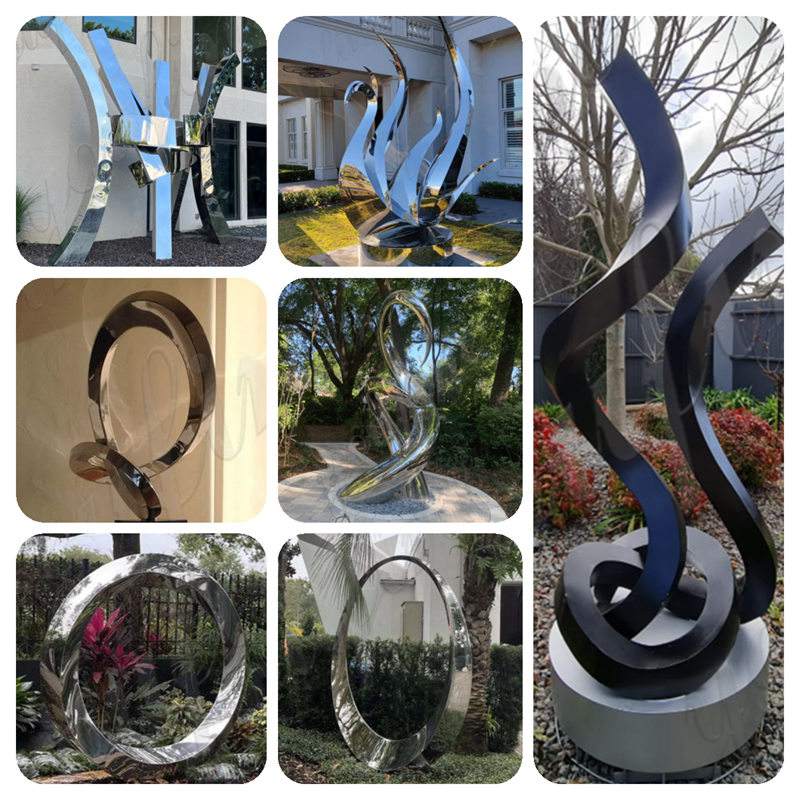 Abstract Stainless Steel Sculpture Feedback-Factory Supplier