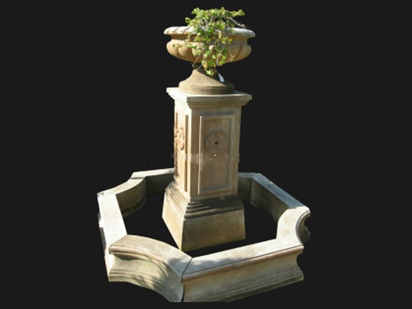 Antique  Marble Garden Fountain