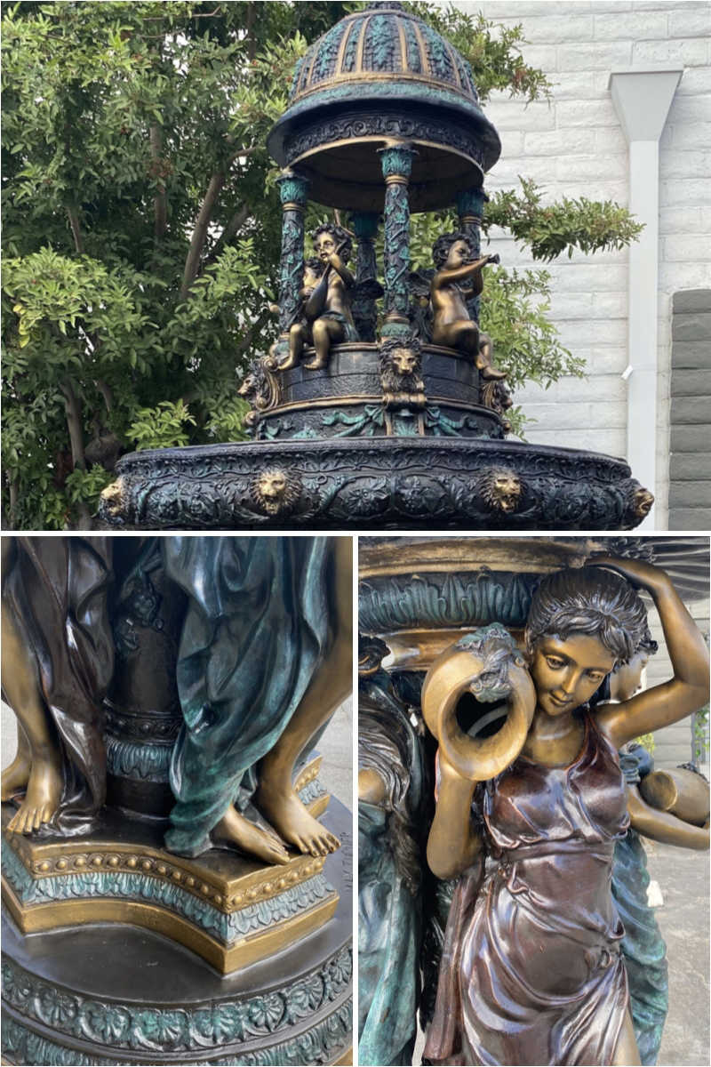antique bronze fountain -YouFine
