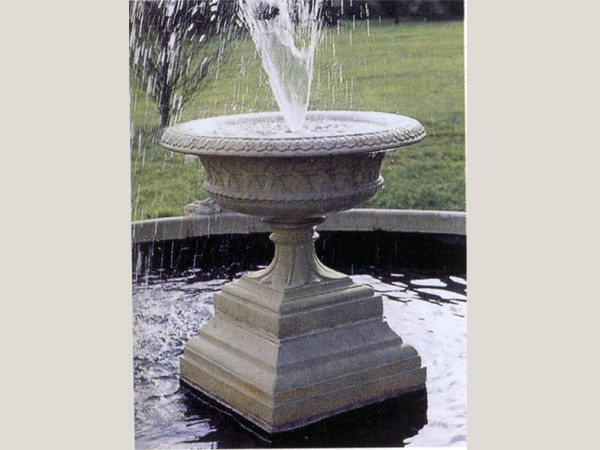Beige Marble Urn Water Fountain