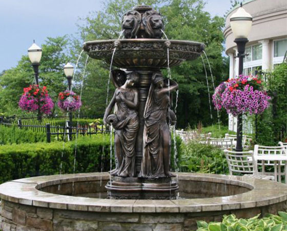 bronze　fountain