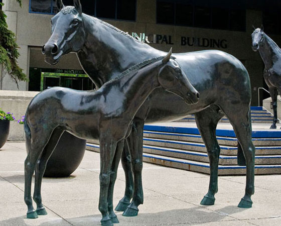 bronze-horse
