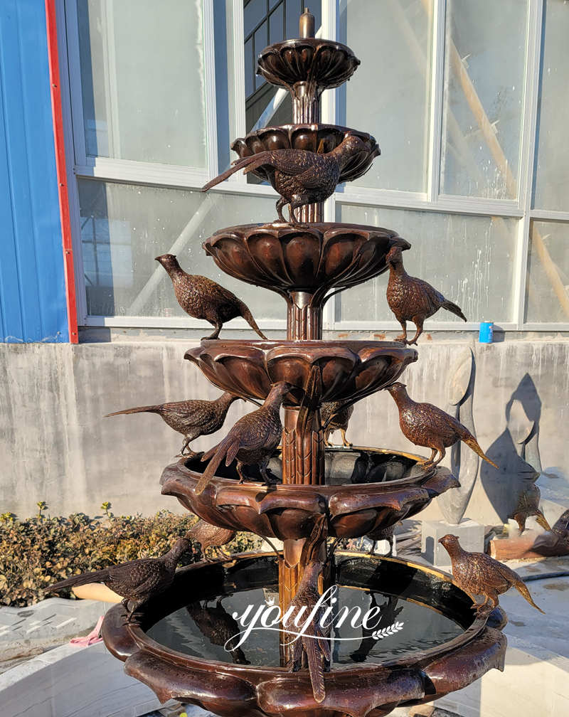 Bronze a Flock of Birds Fountain-Factory Supplier