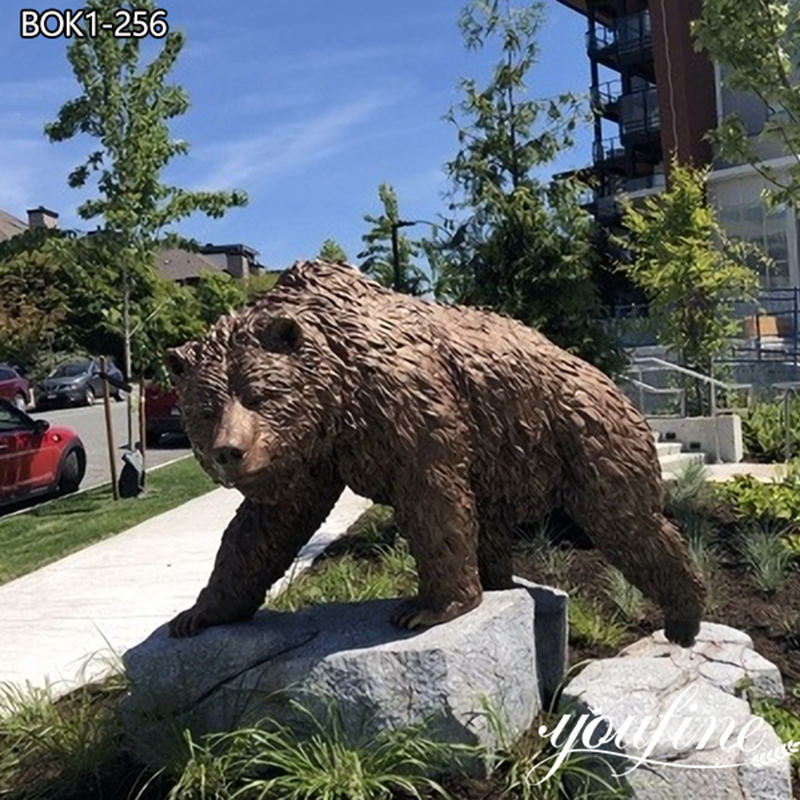 bronze bear sculptures -Factory Supplier