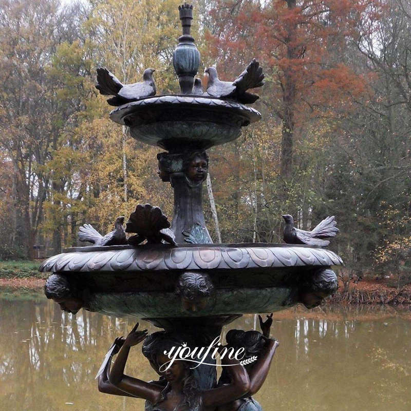 Bronze bird fountain-Factory Suppliers