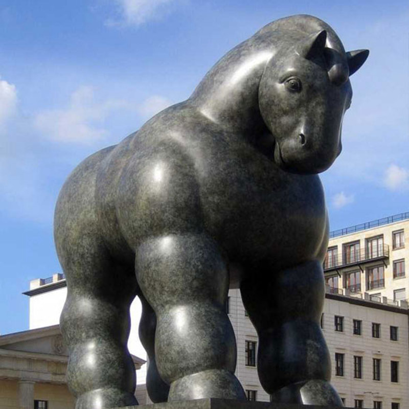 Bronze Botero Horse Statue for Sale-BOKK-496