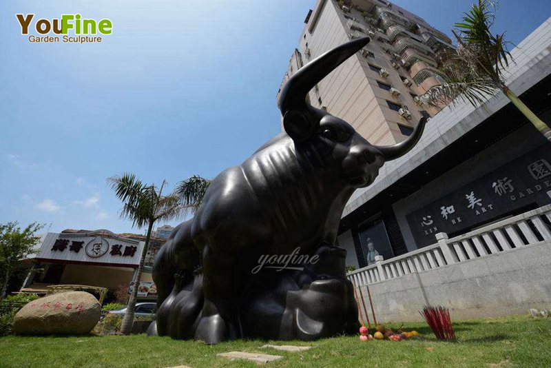 Bull and Bear Bronze Sculpture