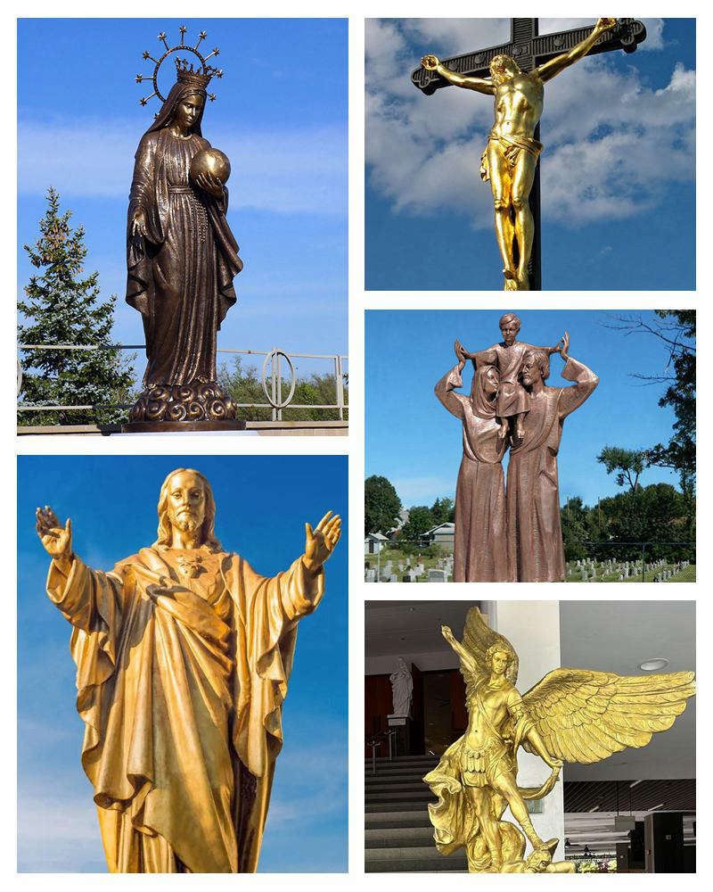 bronze Catholic statues -Factory Supplier