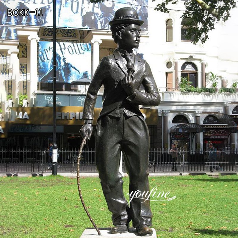 Bronze Charlie Chaplin Sculpture