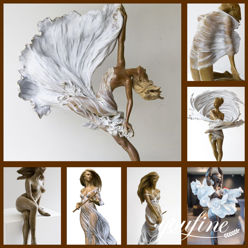 bronze dancing girl statues - Factory Supplier