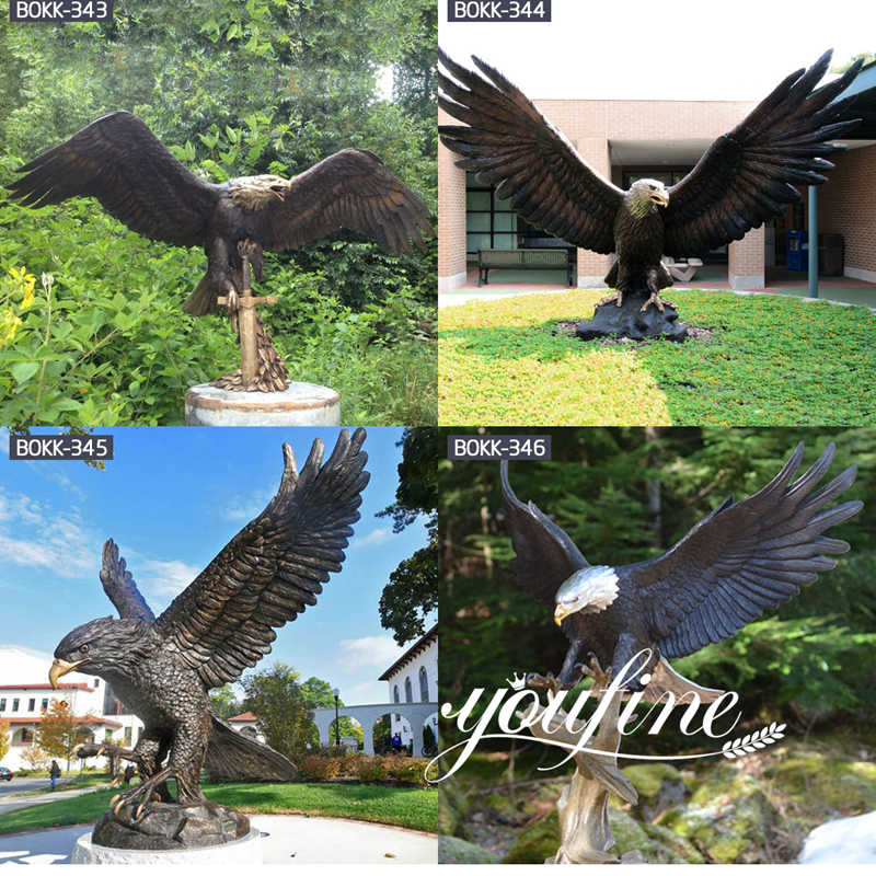 bronze eagle statue for sale -Factory Supplier