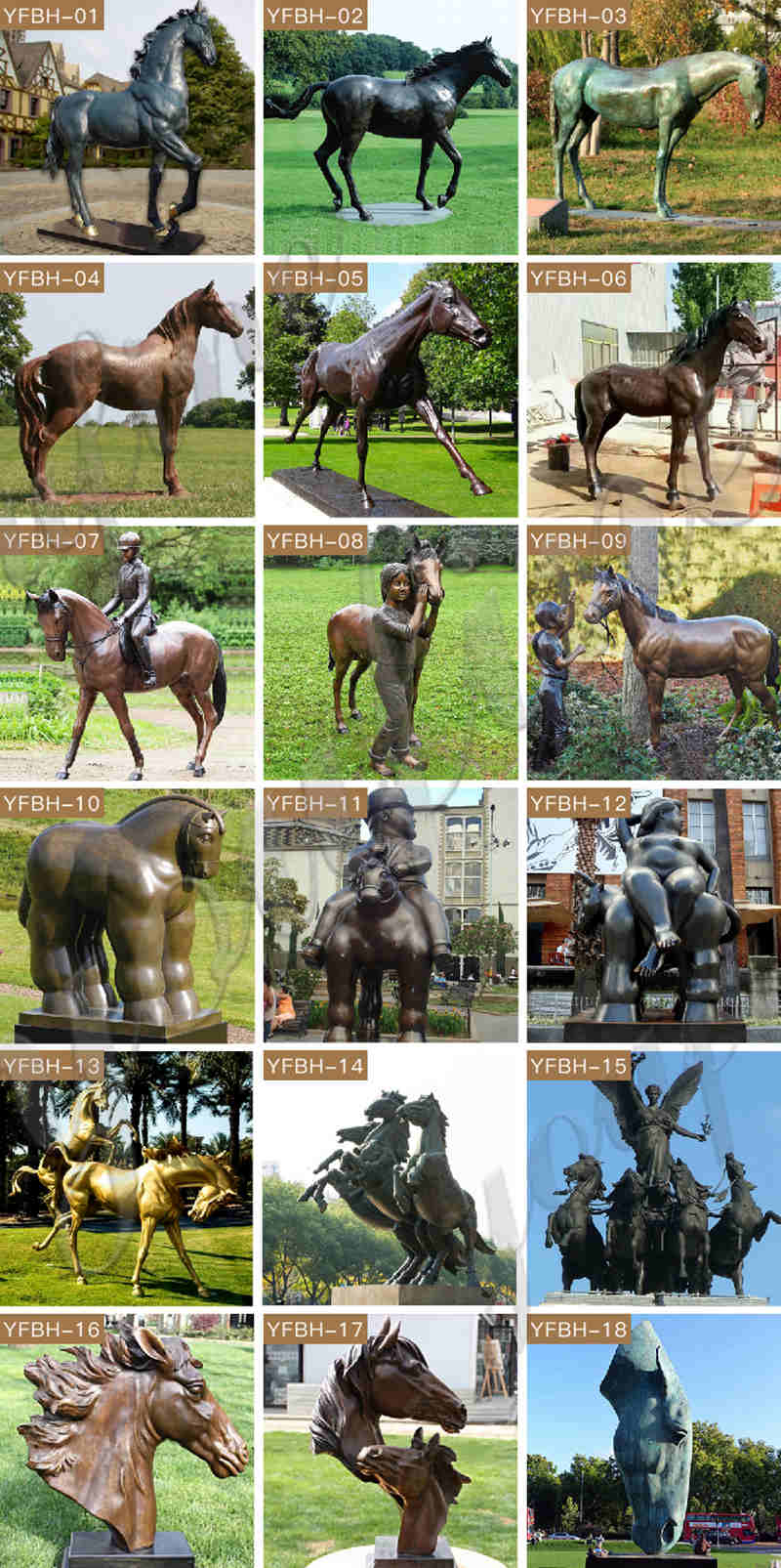 bronze horse statue for sale -Factory Supplier