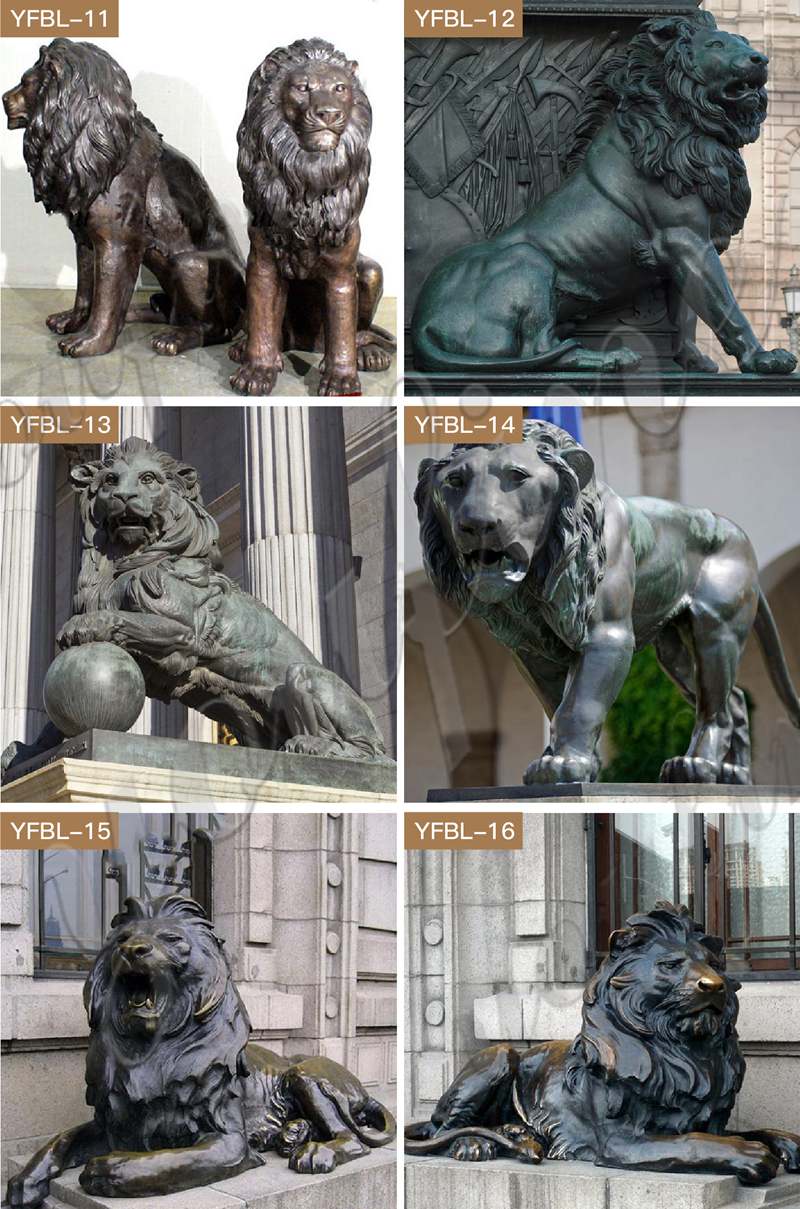 bronze lion statue design-YouFine