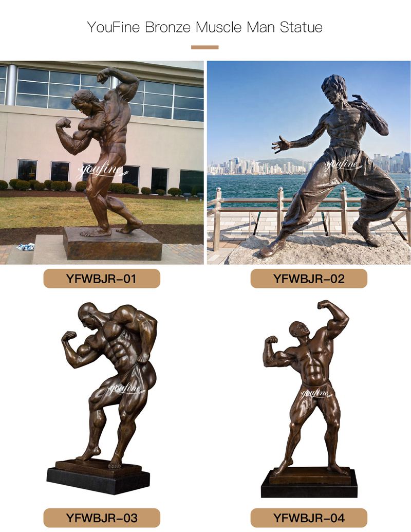 More Bronze Schwarzenegger Sculpture for Sale