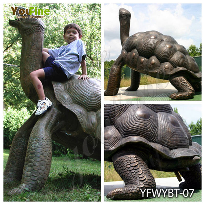 Bronze Turtle Sculpture