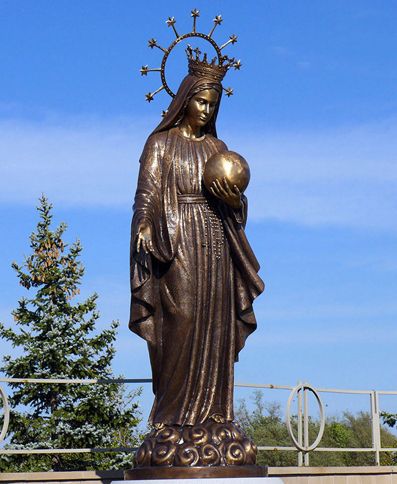 bronze Virgin Mary statue-YouFine Sculpture