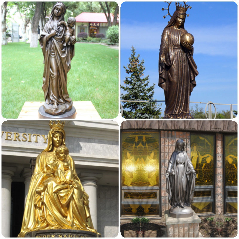 bronze Virgin Mary statue -YouFine