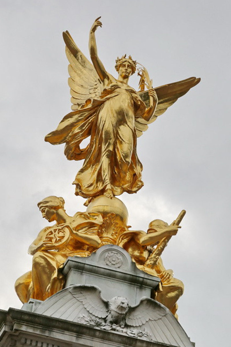 Victory bronze statue