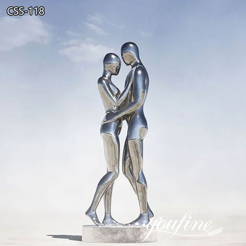 burning man couple sculpture -Factory Supplier