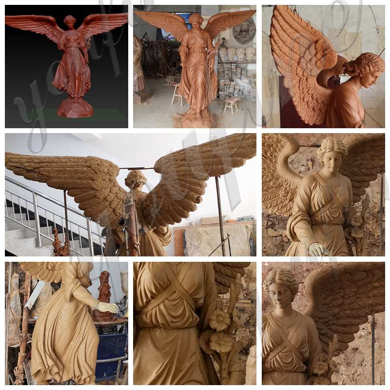 clay model of angel statue-Factory Supplier