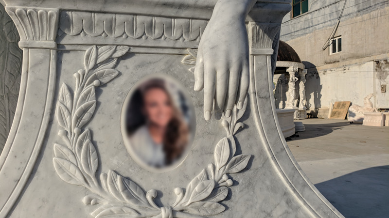 custom marble headstone-YouFine Sculpture