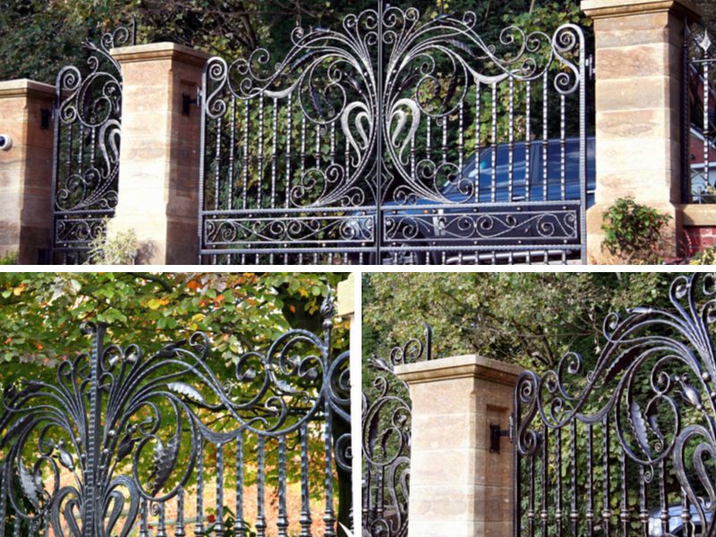 decorative wrought iron gates-YouFine