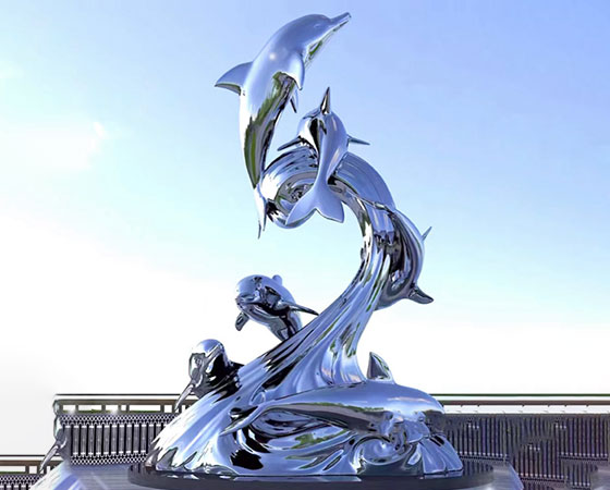 dolphin-statue3