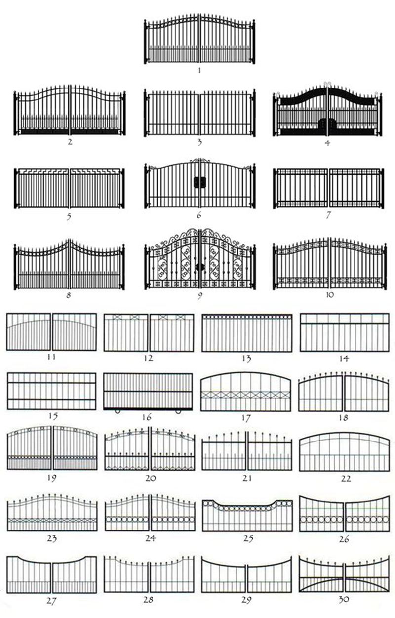double iron gate design-YouFine