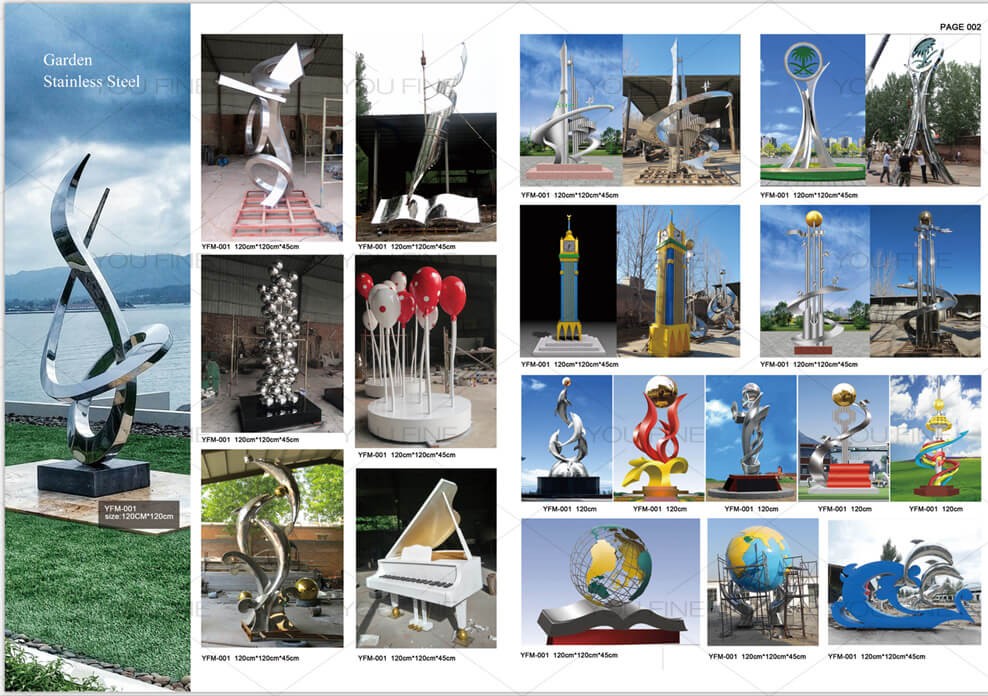 Other designs of stainless steel sculpture