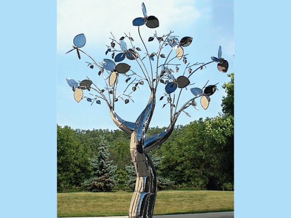 Outdoor Decorated Stainless Steel Sculpture for Garden