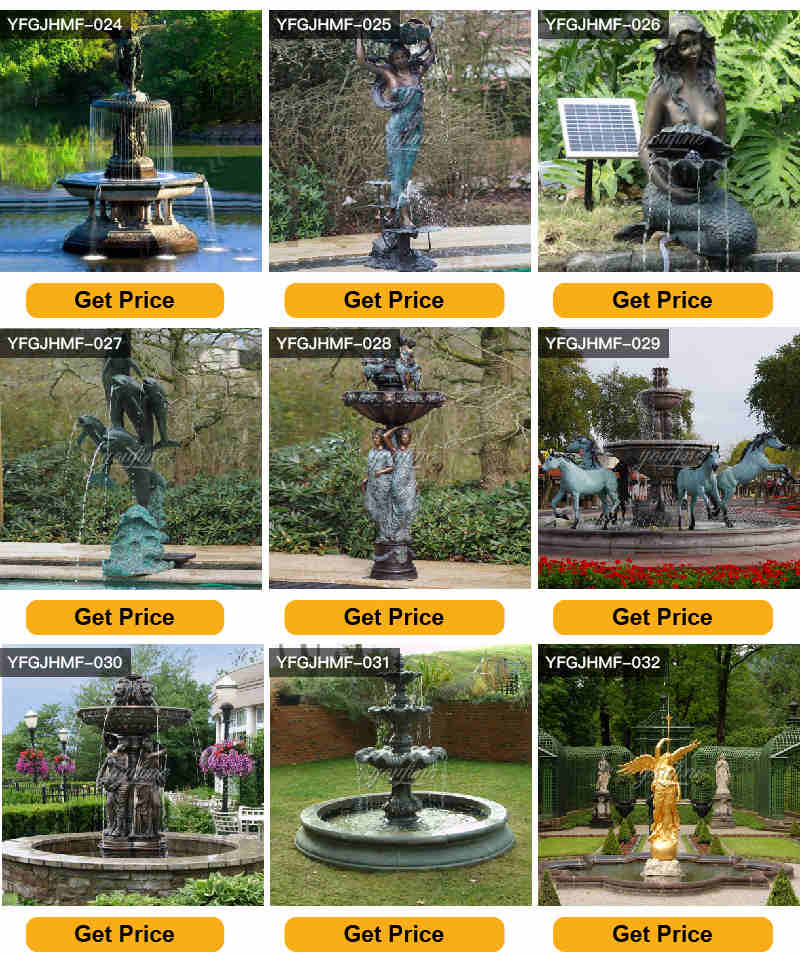 Bronze Antique Water Fountain with Figure Decoration for Garden supplier