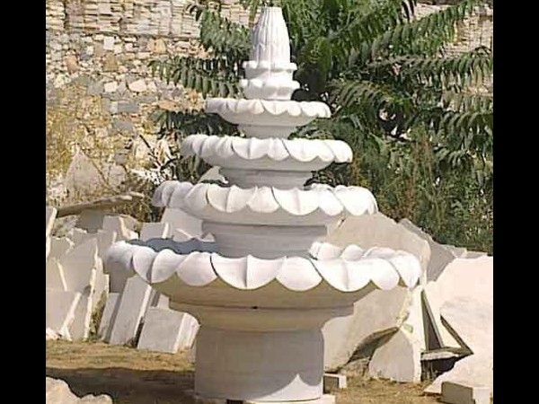 Hand Carved White Popular Marble Fountain