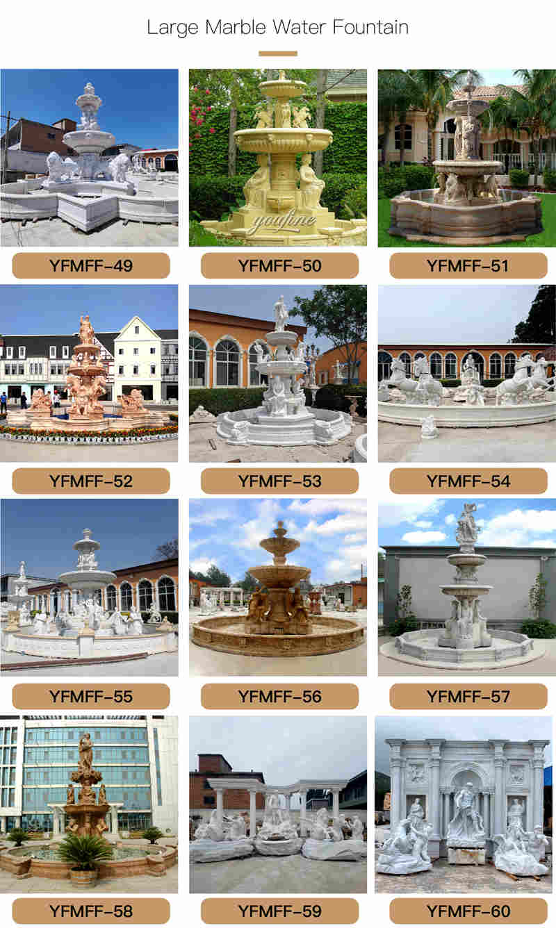 tiered water fountain factory supply