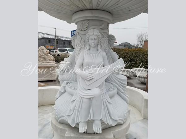 Outdoor garden hand carved marble water fountain sale