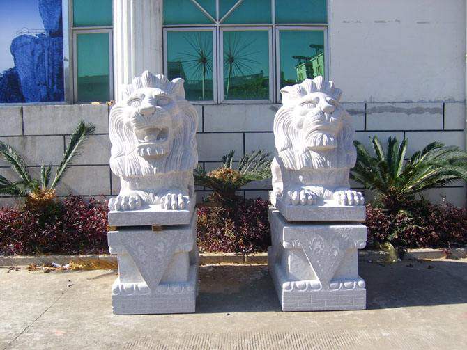 Hong Kong Lion Sculpture