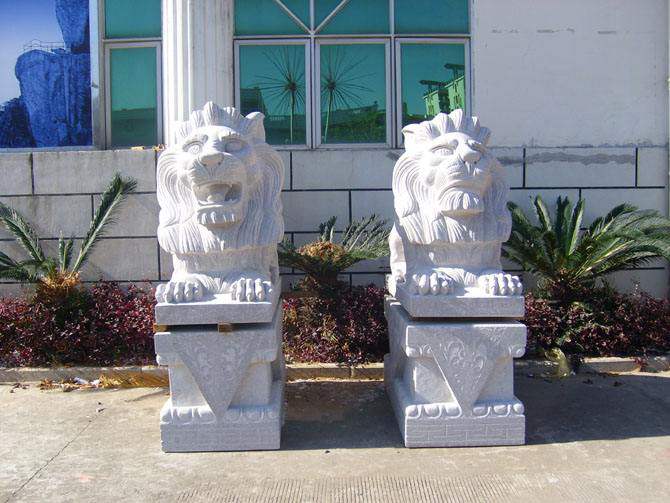 Hong Kong Lion Sculpture